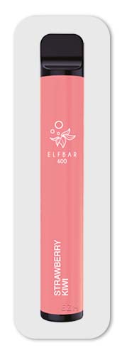 Elf Bar 600 Strawberry Kiwi (Rosa)