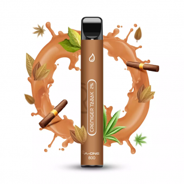 Cremiger Tabak- A-One - Einweg E-Zigarette