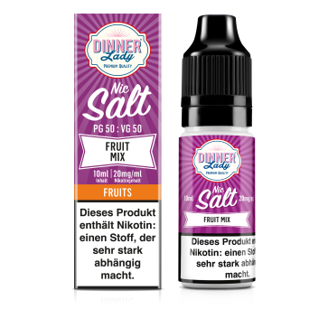 Fruit Mix - Dinner Lady Nikotinsalz Liquid 20mg/ml (violett)