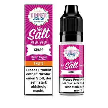 Grape - Dinner Lady Nikotinsalz Liquid 20mg/ml (purpur)