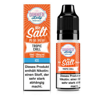 Tropic Chill - Dinner Lady Nikotinsalz Liquid 20mg/ml (orange)