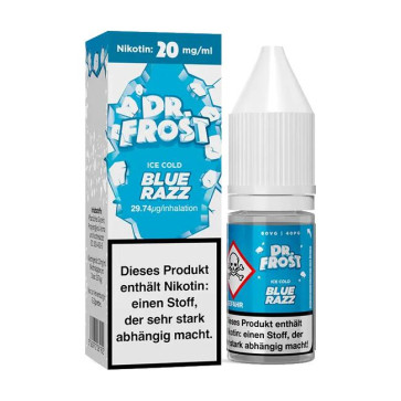 Blue Razz - Ice Cold - Dr. Frost Nikotinsalz Liquid