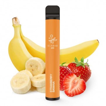 Strawberry Banana Elf Bar 600 - Einweg E-Zigarette