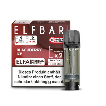 Blackberry Ice - Elf Bar - Elfa Prefilled Pod (2er-Pack)