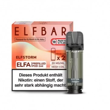 Elfstorm - Elf Bar - Elfa Prefilled Pod (2er-Pack)