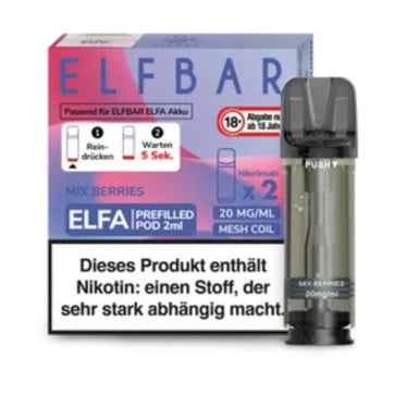 Mix Berries - Elf Bar - Elfa Prefilled Pod (2er-Pack)