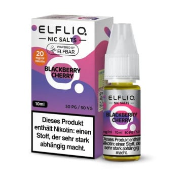 Blackberry Cherry - Elfliq by Elfbar Nikotinsalz Liquid