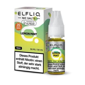 Lemon Mint - Elfliq by Elfbar Nikotinsalz Liquid