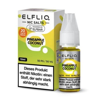 Pineapple Coconut - Elfliq by Elfbar Nikotinsalz Liquid