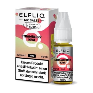 Strawberry Kiwi - Elfliq by Elfbar Nikotinsalz Liquid (10/20mg/ml)