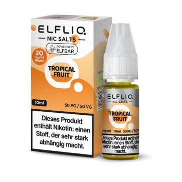 Tropical Fruit - Elfliq by Elfbar Nikotinsalz Liquid (10/20mg/ml)