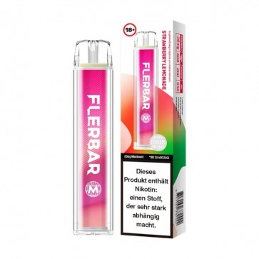 Strawberry Lemonade - Flerbar - Einweg E-Zigarette