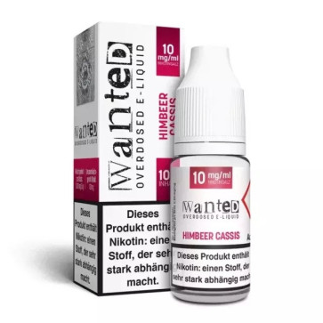 Himbeer Cassis - Wanted Overdose Nikotinsalz Liquid (10/20mg/ml)
