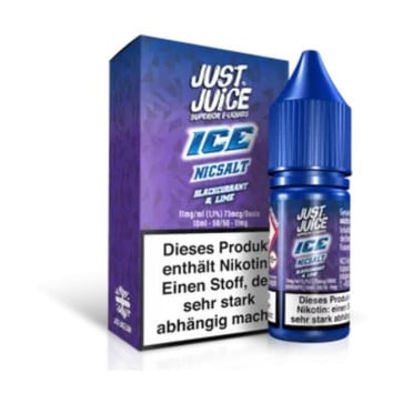 Blackcurrant & Lime Ice - Just Juice Nikotinsalz Liquid (11/20mg/ml)