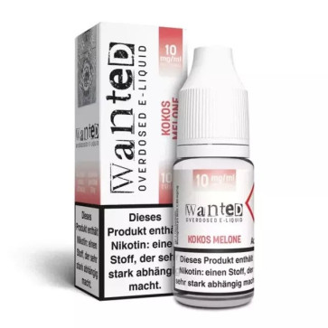Kokos Melone - Wanted Overdose Nikotinsalz Liquid (10/20mg/ml)