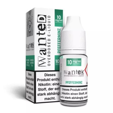 Pfefferminz - Wanted Overdose Nikotinsalz Liquid (10/20mg/ml)