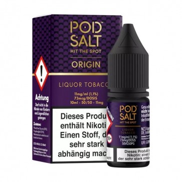Liquor Tobacco - Pod Salt Origin Nikotinsalz Liquid (11/20mg/ml)