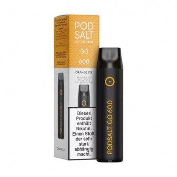 Orange Ice - Pod Salt Go 600 - Einweg E-Zigarette.