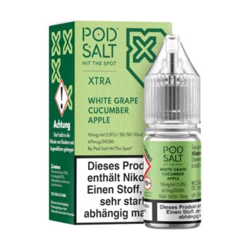 White Grape Cucumber Apple - Pod Salt X Nikotinsalz Liquid (10/20mg/ml)