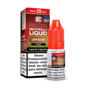 Cappuccino - SC Red Line Nikotinsalz Liquid (0/10/20mg/ml)