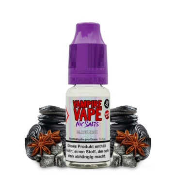 Black Jack - Vampire Vape Nikotinsalz Liquid (10/20mg/ml)