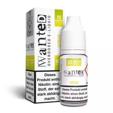 Zitrus - Wanted Overdose Nikotinsalz Liquid (10/20mg/ml)