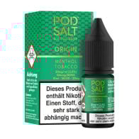 Menthol Tobacco - Pod Salt Origin Nikotinsalz Liquid