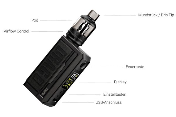 Voopoo Drag 3 Beschreibung