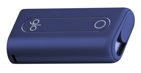 glo in Blau