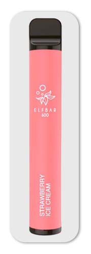 Elf Bar 600 Strawberry Ice Cream (Rosa)