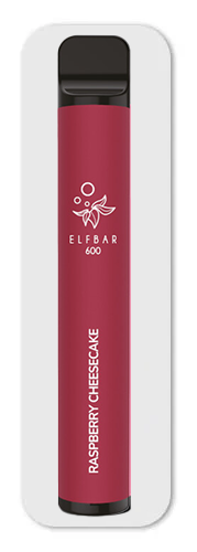 Elf Bar 600 Raspberry Cheesecake (Rot)