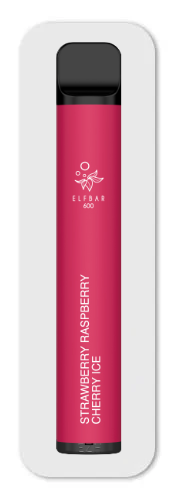 Elf Bar 600 Strawberry Raspberry Cherry Ice (Rot)