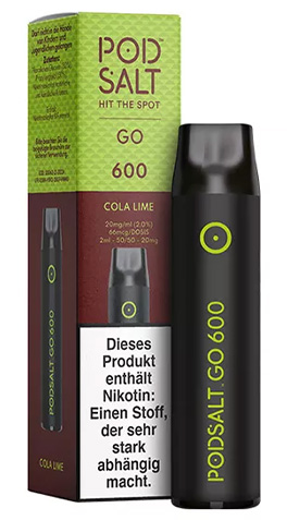 Pod Salt Go 600 Cola Lime
