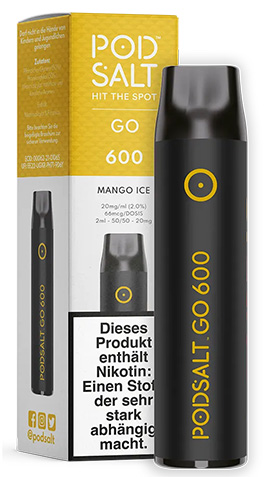 Pod Salt Go 600 Mango Ice