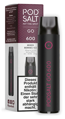Pod Salt Go 600 Mixed Berries Ice