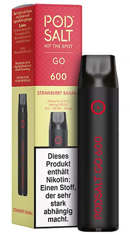 Pod Salt Go 600 Strawberry Banana