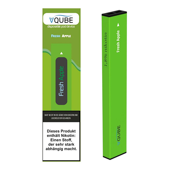 VQUBE Fresh Apple Einweg E-Zigarette (Grün)