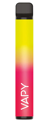 Vapy Banane Erdbeere Eis Nikotinfrei (Rot-Gelb)