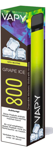 Vapy Infinity Trauben mit Eiseffekt (Grün-Schwarz)