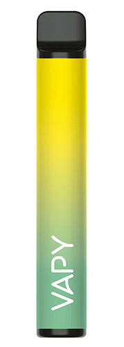 Vapy Melone Eis Nikotinfrei (Gelb-Grün)