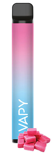 Vapy Süßer Kaugummi Nikotinfrei (Pink-Hellblau)
